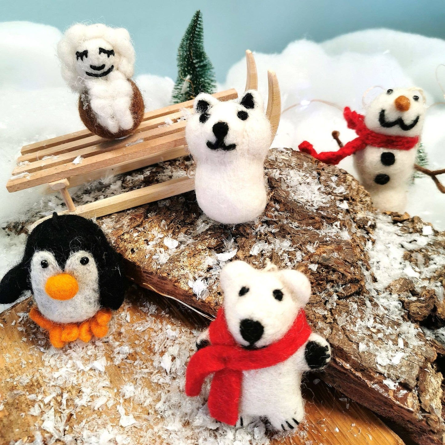 Handmade Felt Christmas Decorations