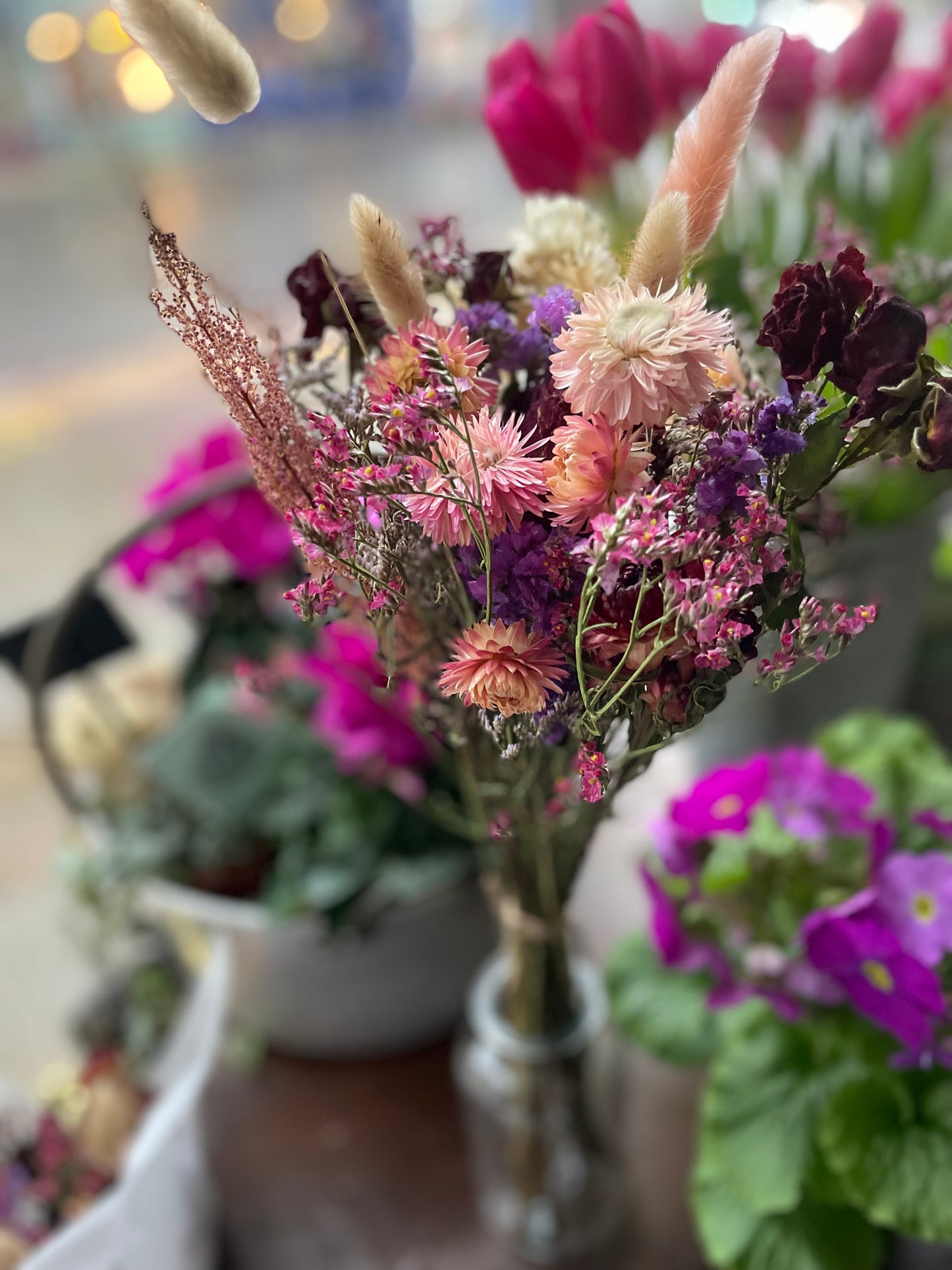 Everlasting love dried posy