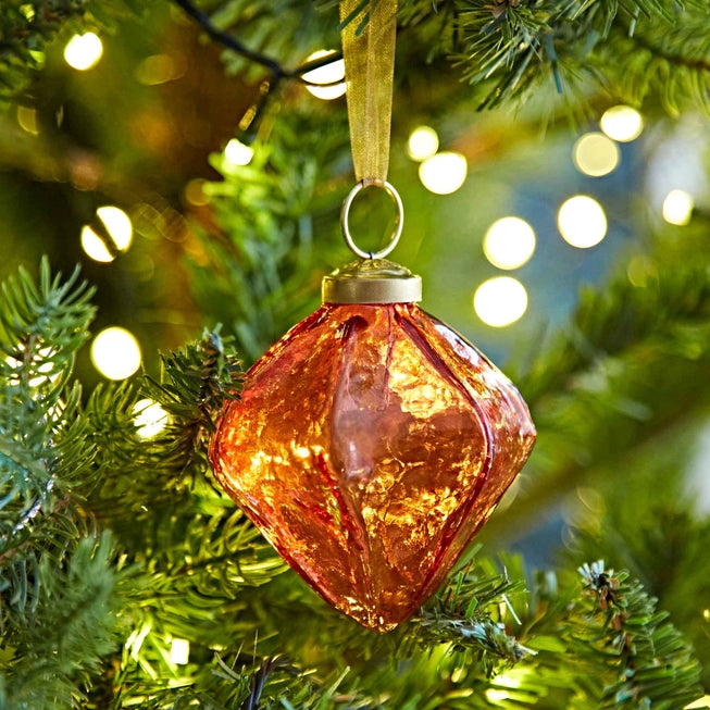 Fairtrade Hand-blown Recycled Glass baubles