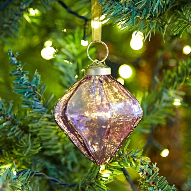 Fairtrade Hand-blown Recycled Glass baubles